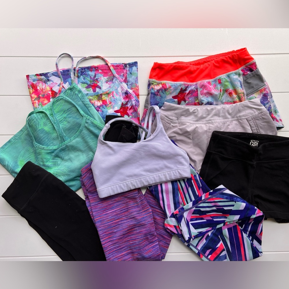 Athleta Girl Bundle Lot size S/7 - 9 items
